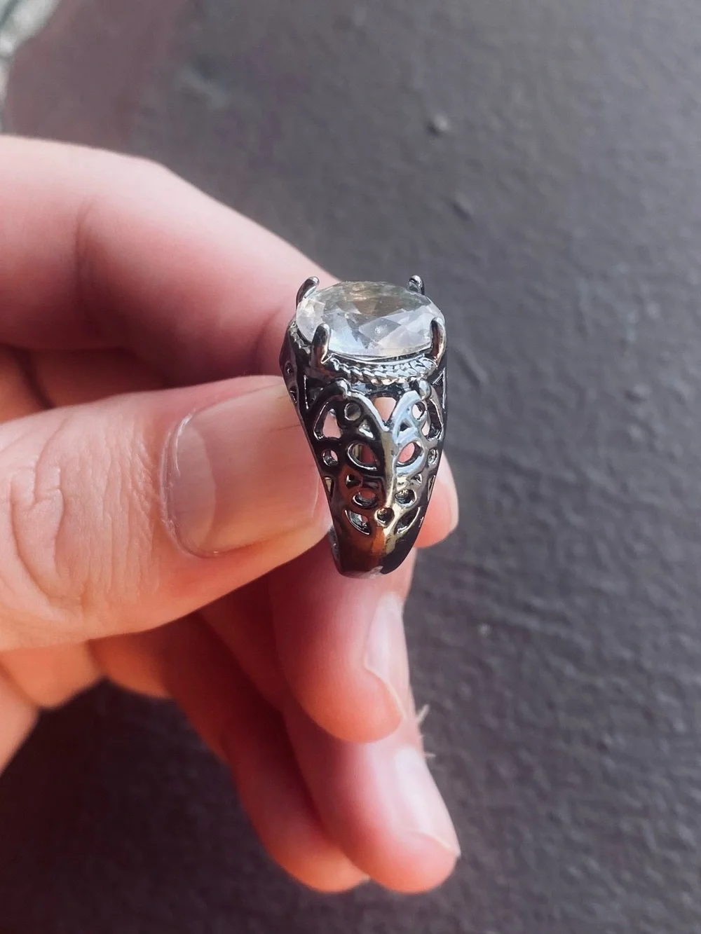 N/A dark silver